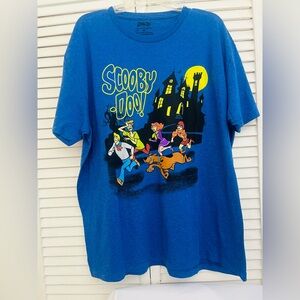 SCOOBY-DOO vibrant Blue Graphic Men's T-Shirt